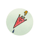 手書きのお天気スタンプ（個別スタンプ：4）