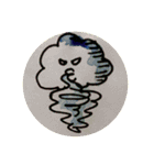 手書きのお天気スタンプ（個別スタンプ：18）