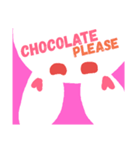 チョコレートがほしいうさぎさん。（個別スタンプ：8）