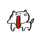 あごのはずれたねこ②（個別スタンプ：1）