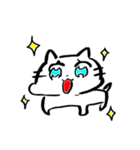 あごのはずれたねこ②（個別スタンプ：3）
