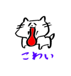 あごのはずれたねこ②（個別スタンプ：15）