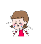 くせっ毛がーる。（個別スタンプ：1）