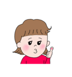 くせっ毛がーる。（個別スタンプ：4）