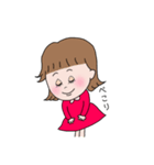 くせっ毛がーる。（個別スタンプ：8）