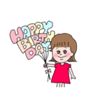 くせっ毛がーる。（個別スタンプ：9）