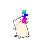 ぶたのこちゃん4〜パフォーマンス（個別スタンプ：3）