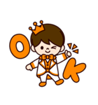 オレンジの王子様スタンプ（個別スタンプ：3）