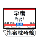 九州 指宿枕崎線 駅名 シンプル＆いつでも（個別スタンプ：4）