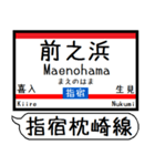 九州 指宿枕崎線 駅名 シンプル＆いつでも（個別スタンプ：13）