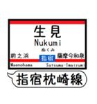 九州 指宿枕崎線 駅名 シンプル＆いつでも（個別スタンプ：14）