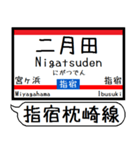 九州 指宿枕崎線 駅名 シンプル＆いつでも（個別スタンプ：17）