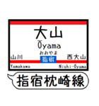 九州 指宿枕崎線 駅名 シンプル＆いつでも（個別スタンプ：20）