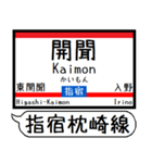 九州 指宿枕崎線 駅名 シンプル＆いつでも（個別スタンプ：24）