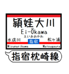 九州 指宿枕崎線 駅名 シンプル＆いつでも（個別スタンプ：31）