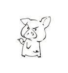 ブタ吉さんの日々（個別スタンプ：3）