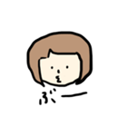 ショートヘアのおんなのこ（個別スタンプ：8）