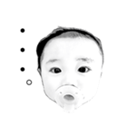 モノクロBABY（個別スタンプ：3）