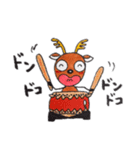 奈良といえば鹿。（個別スタンプ：36）