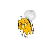 拙者、ねこ侍！春の陣！（個別スタンプ：9）