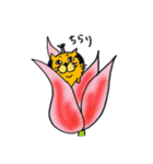 拙者、ねこ侍！春の陣！（個別スタンプ：14）