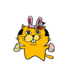 拙者、ねこ侍！春の陣！（個別スタンプ：21）