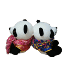 パンダのシュン2とシャン2の毎日スタンプ（個別スタンプ：8）