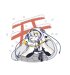 雪ミク2018お出かけスタンプ(修正版)（個別スタンプ：40）
