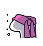 壁画と柱と転生者（個別スタンプ：14）