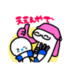 壁画と柱と転生者（個別スタンプ：24）