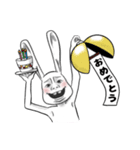 キモいうさぎさん（個別スタンプ：3）