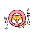 毎日使える！柴犬むつみ（個別スタンプ：13）