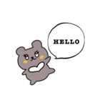 くまトカうさトカにゃんこ（個別スタンプ：4）