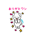 白プードル♡ミルク（個別スタンプ：5）