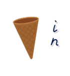 チョコソフトクリーム 英語（個別スタンプ：27）