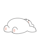 内気クマの冬過ごす。（個別スタンプ：3）