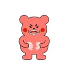 内気クマの冬過ごす。（個別スタンプ：5）