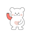 内気クマの冬過ごす。（個別スタンプ：11）