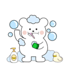 内気クマの冬過ごす。（個別スタンプ：17）