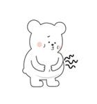 内気クマの冬過ごす。（個別スタンプ：18）
