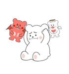 内気クマの冬過ごす。（個別スタンプ：20）