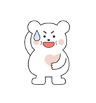 内気クマの冬過ごす。（個別スタンプ：21）