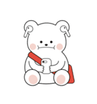 内気クマの冬過ごす。（個別スタンプ：22）