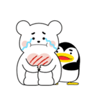 内気クマの冬過ごす。（個別スタンプ：24）