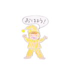 カラフル女の子の日常（個別スタンプ：1）