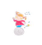 カラフル女の子の日常（個別スタンプ：14）