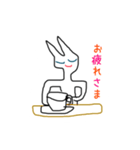ニートのウサギさん きょんばんは（個別スタンプ：16）