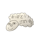 日常で使える顔スタンプ(小二男子作)（個別スタンプ：3）
