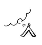 人という字（個別スタンプ：5）