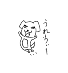 まゆ犬 (まゆげが自慢の犬)（個別スタンプ：6）